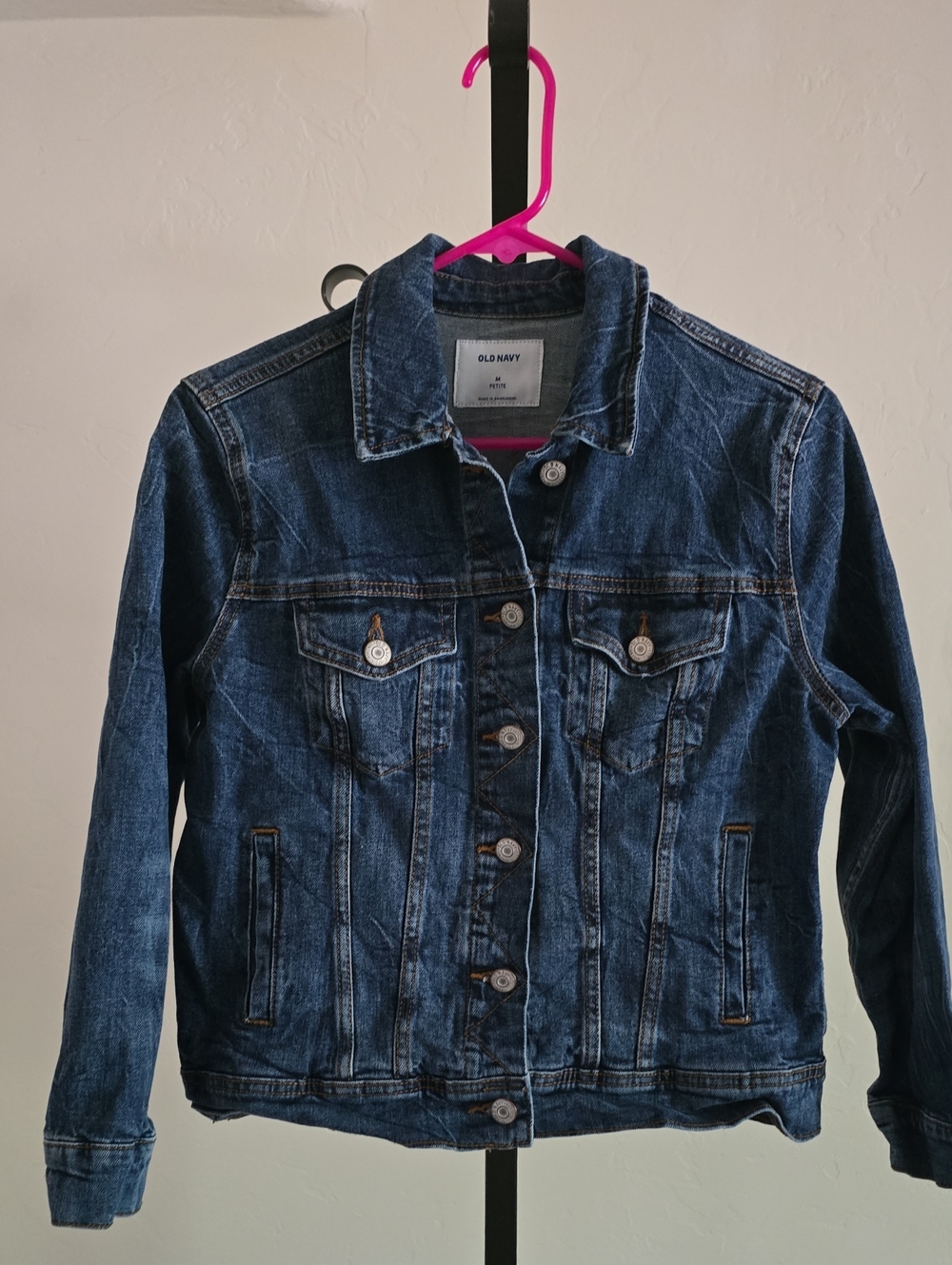 Old Navy Women's Dark Blue Denim Jacket